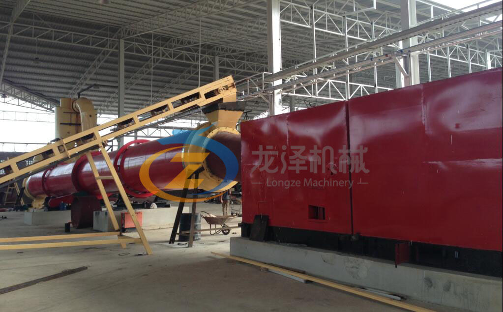 1.6x18m drum rotary dryer