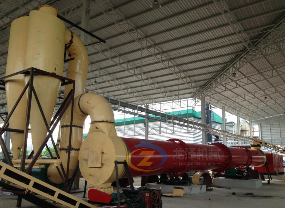 1.6x18m drum rotary dryer