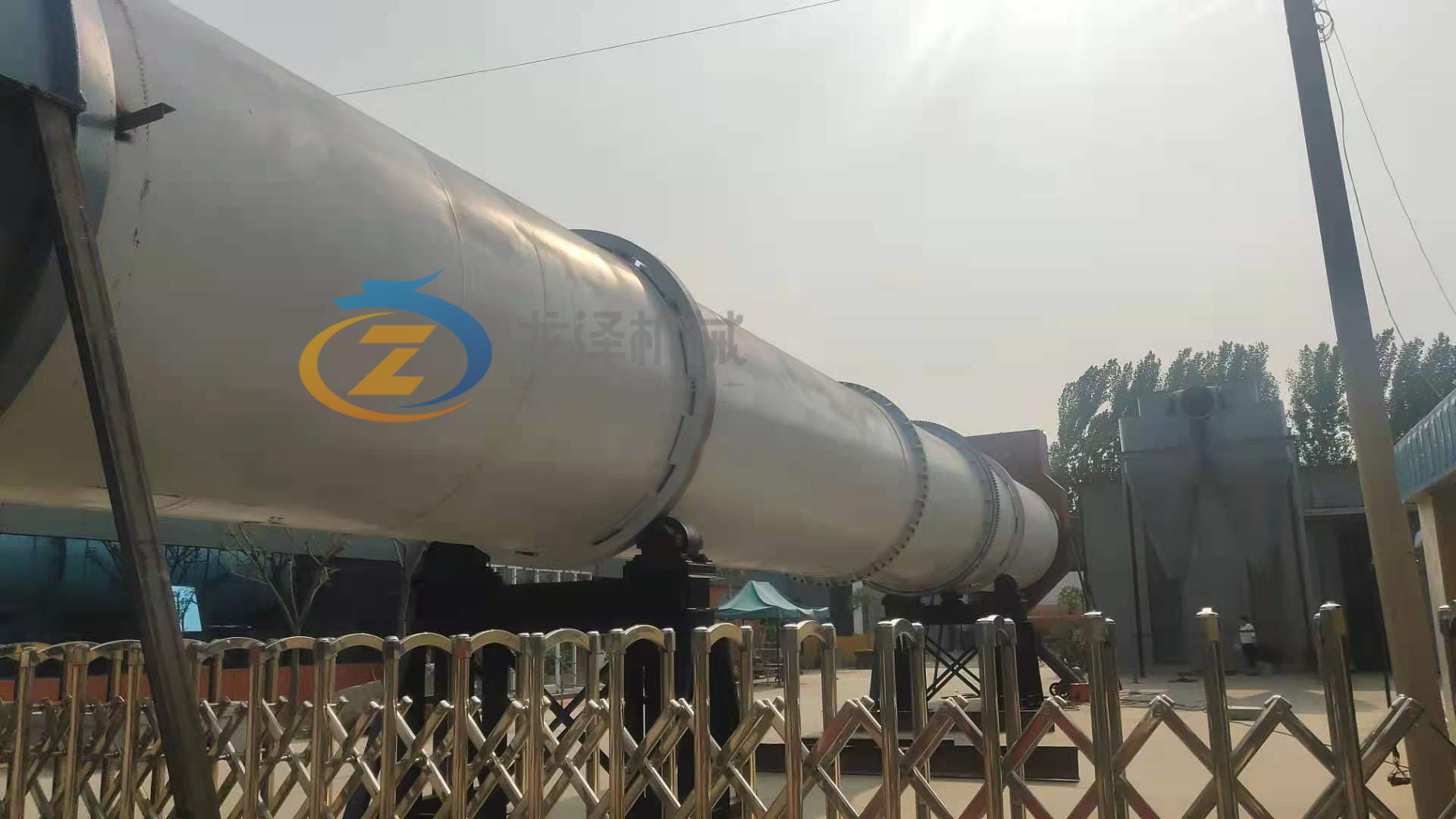 1.6x18m drum rotary dryer