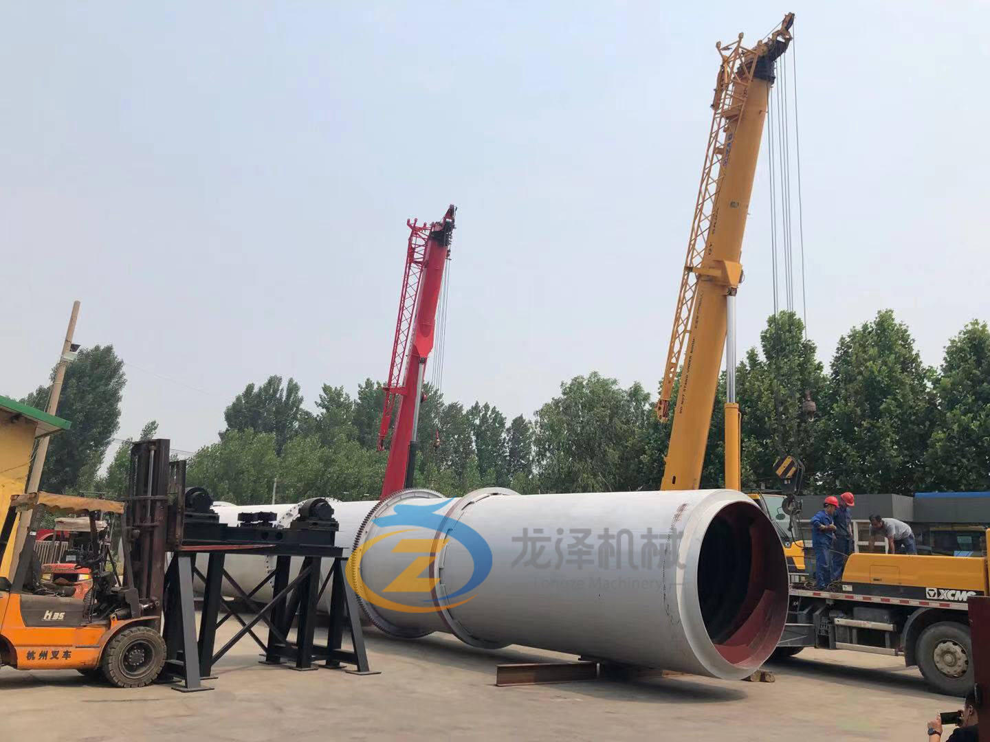 1.6x18m drum rotary dryer