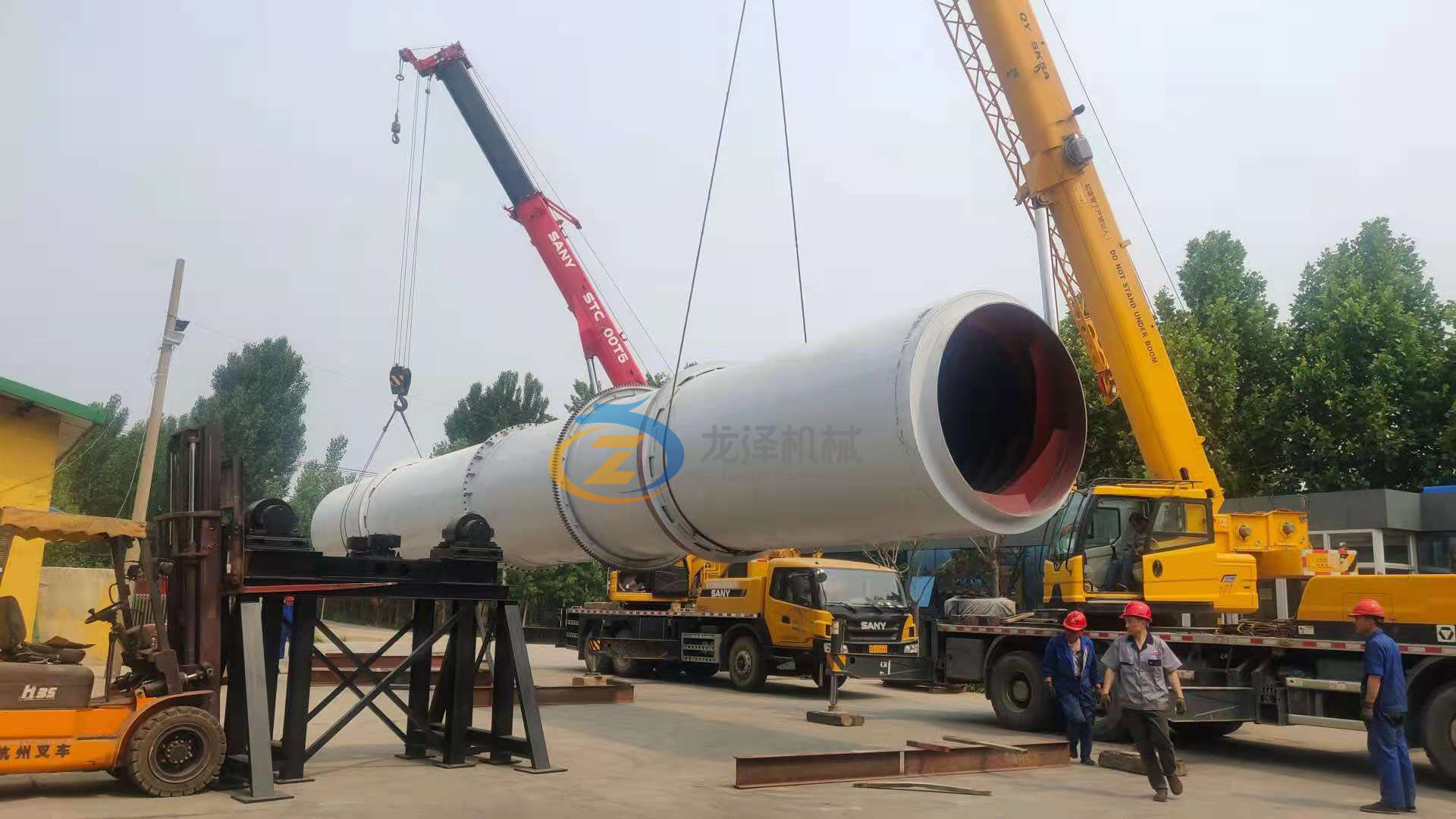1.6x18m drum rotary dryer