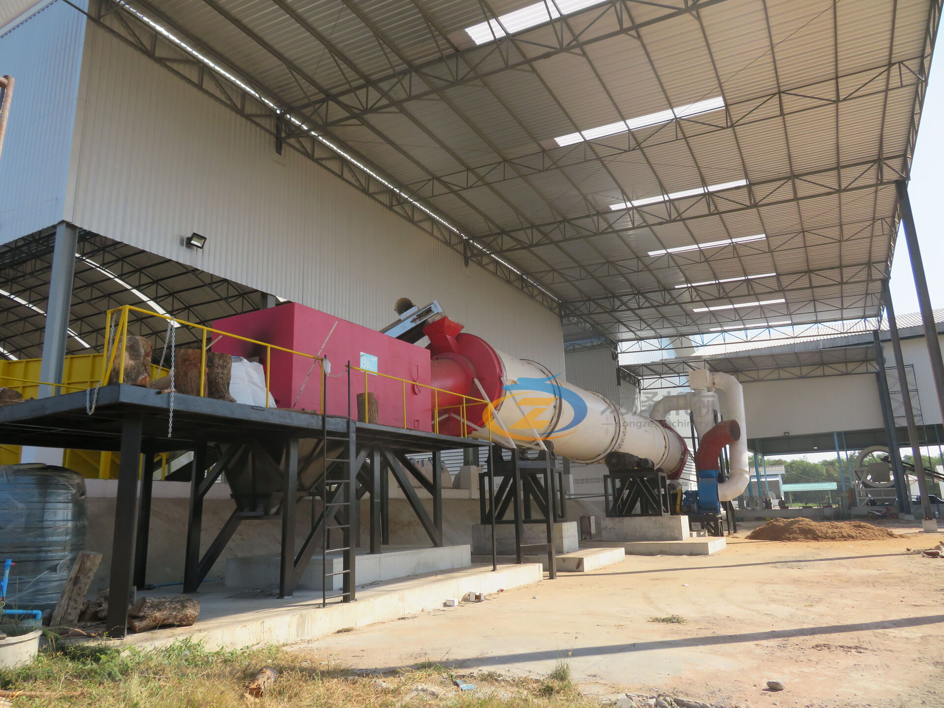 1.5x15m drum rotary dryer