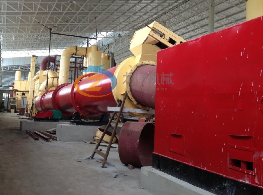 1.2x12m drum rotary dryer