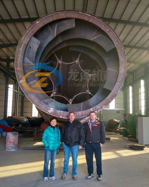 1.2x12m drum rotary dryer