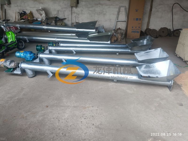 screw conveyor.jpg Send 30kw SKJ350 wood pellet machine and 15kw SG50 hammer mill to domestic customer