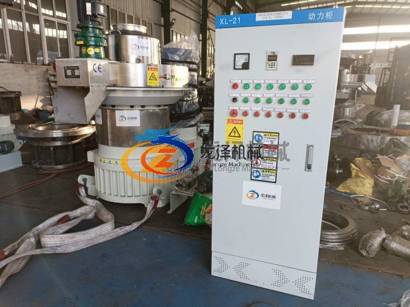 Export 90kw wood pellet machine to INDIA customer