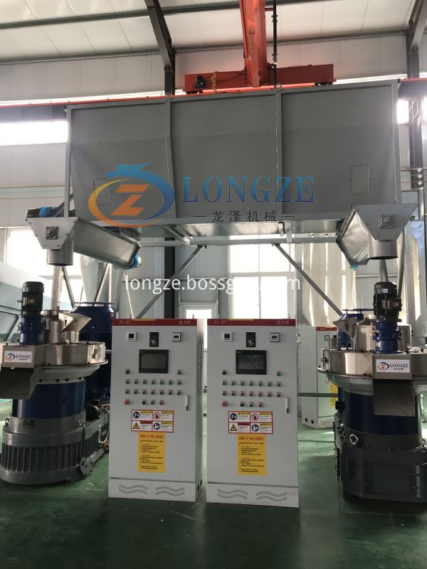 132kwXGJ560 wood pellet machine send to Indonesia on 20th, May
