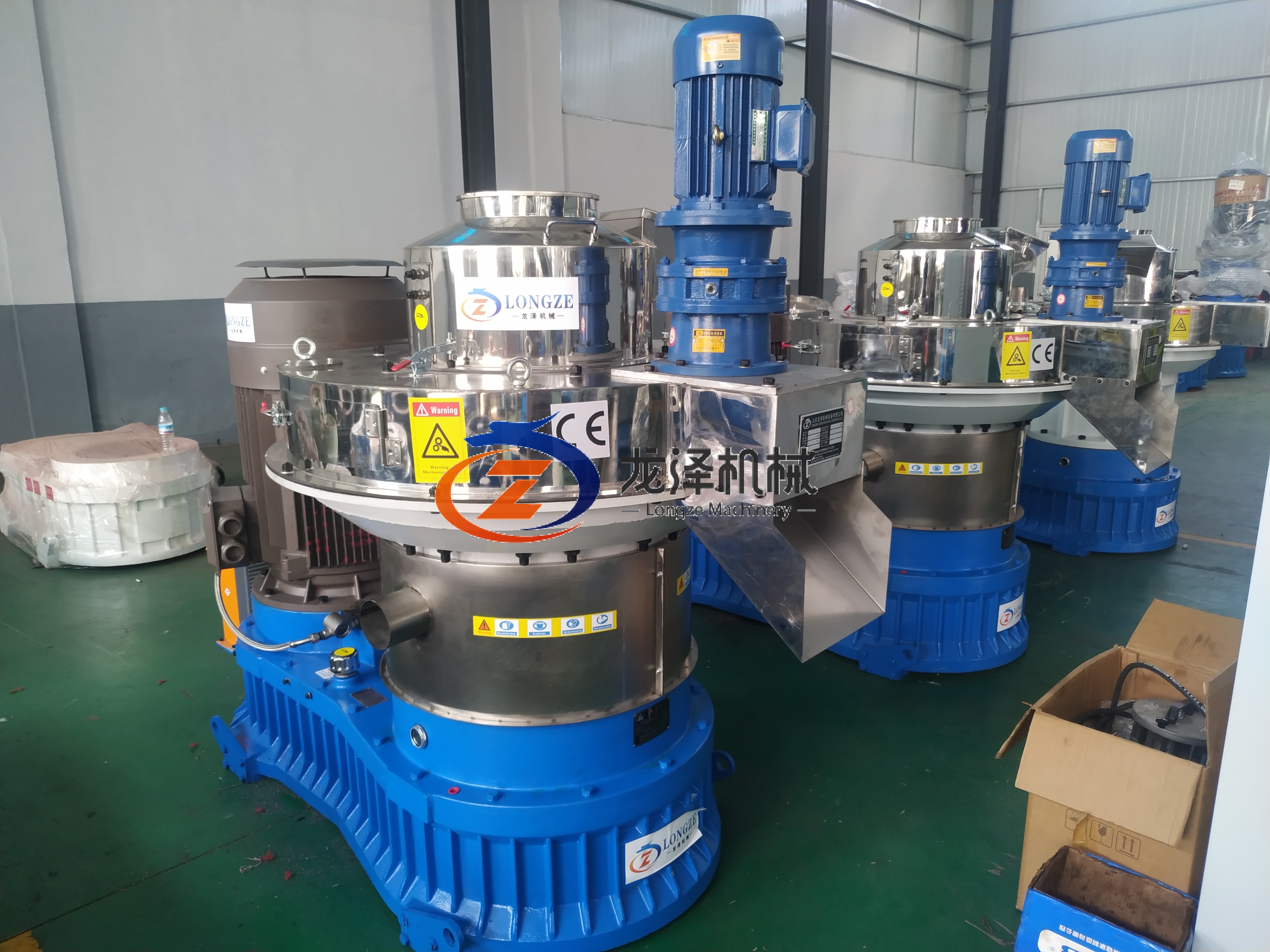 90KW PELLET MACHINE AND 3 TONS PRODUCTION LINE  SENT TO MALAYSIA
