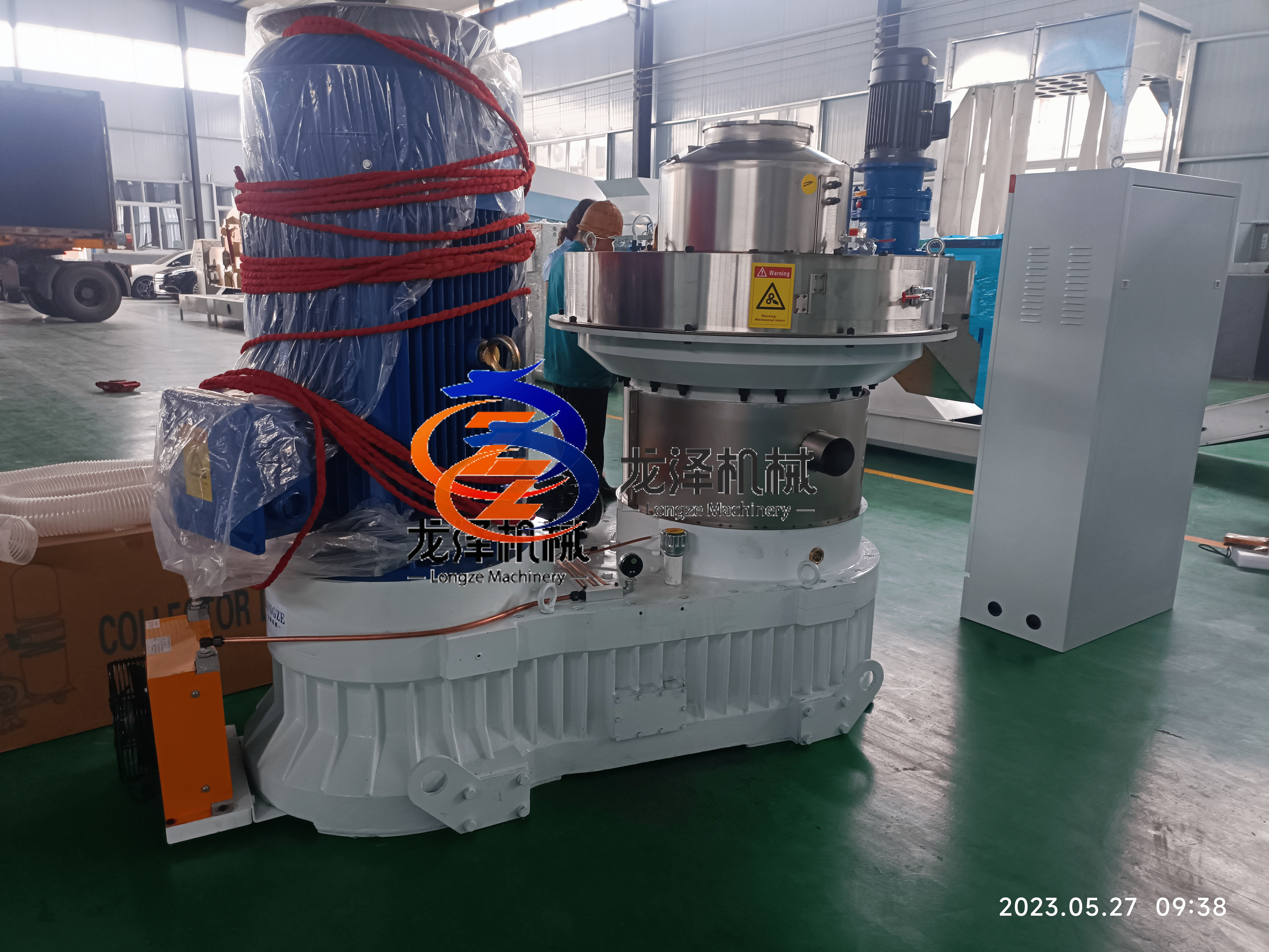 8TH GENERATION 132KW PELLET MACHINE DELIVERIED TO INDIA