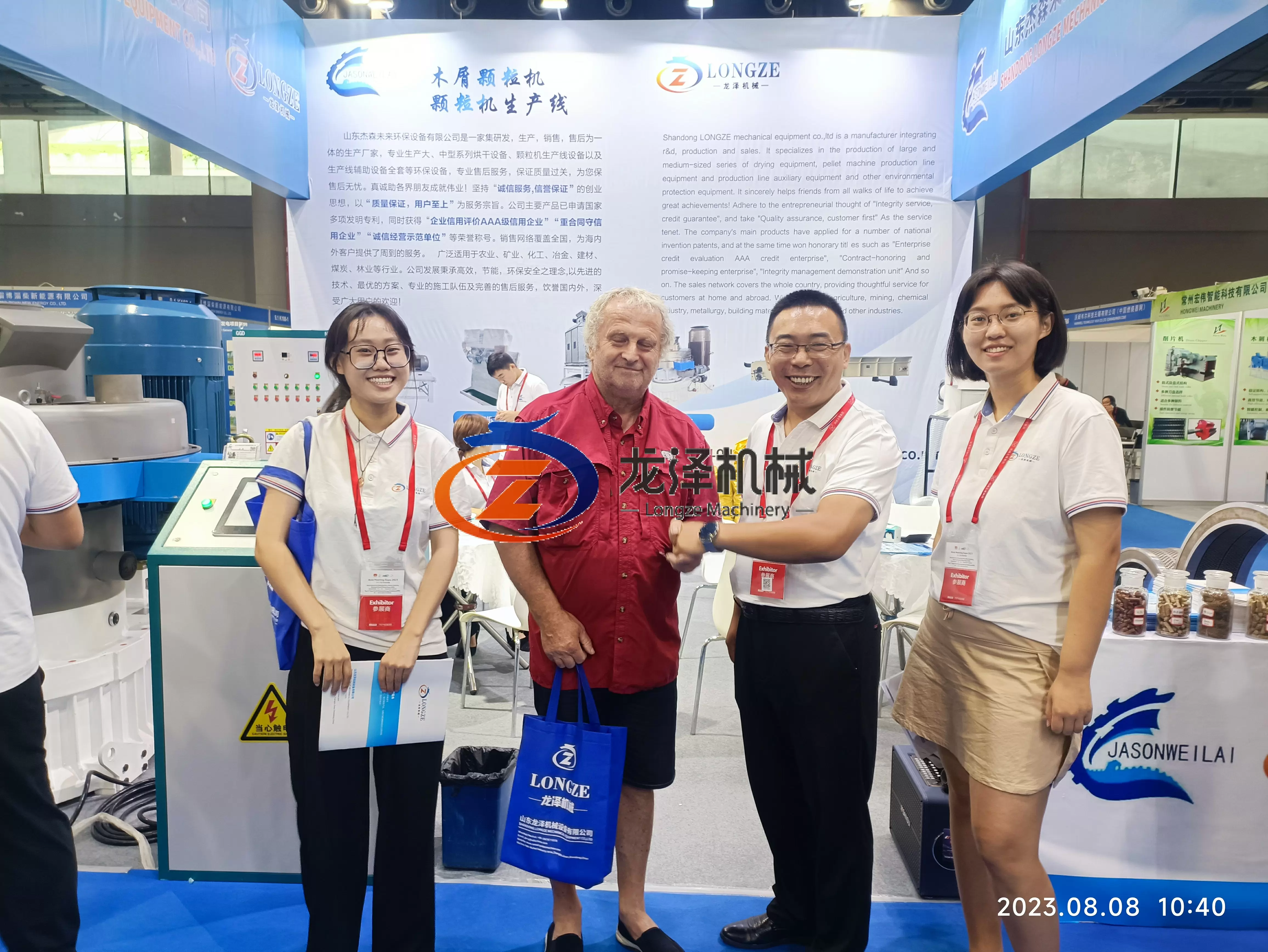 GUANGZHOU EXHIBITION REVIEW——WELCOME DANISH CUSTOMERS TO LONGZE MACHINERY