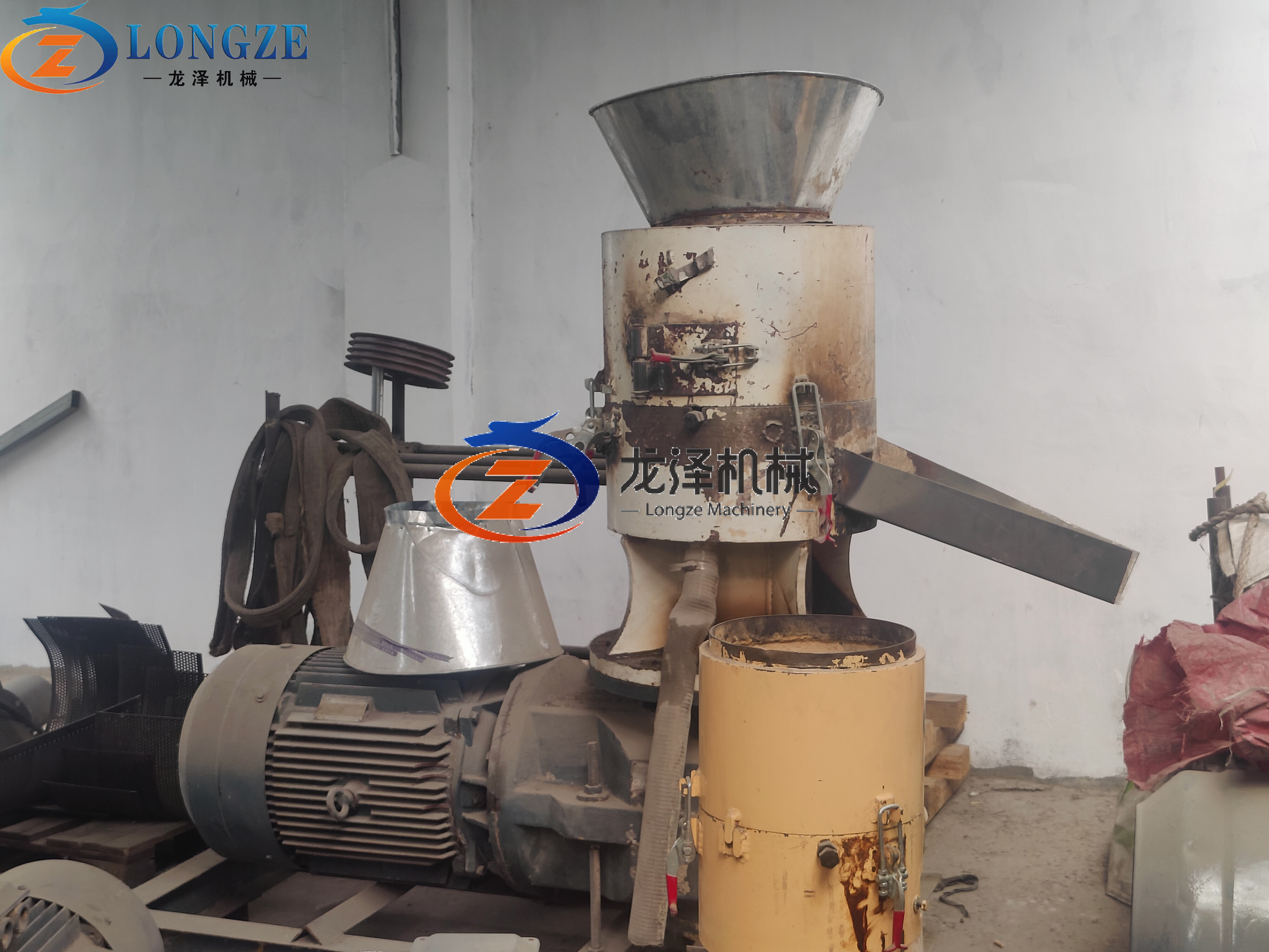 Promotional introduction of second-hand flat die pellet machine