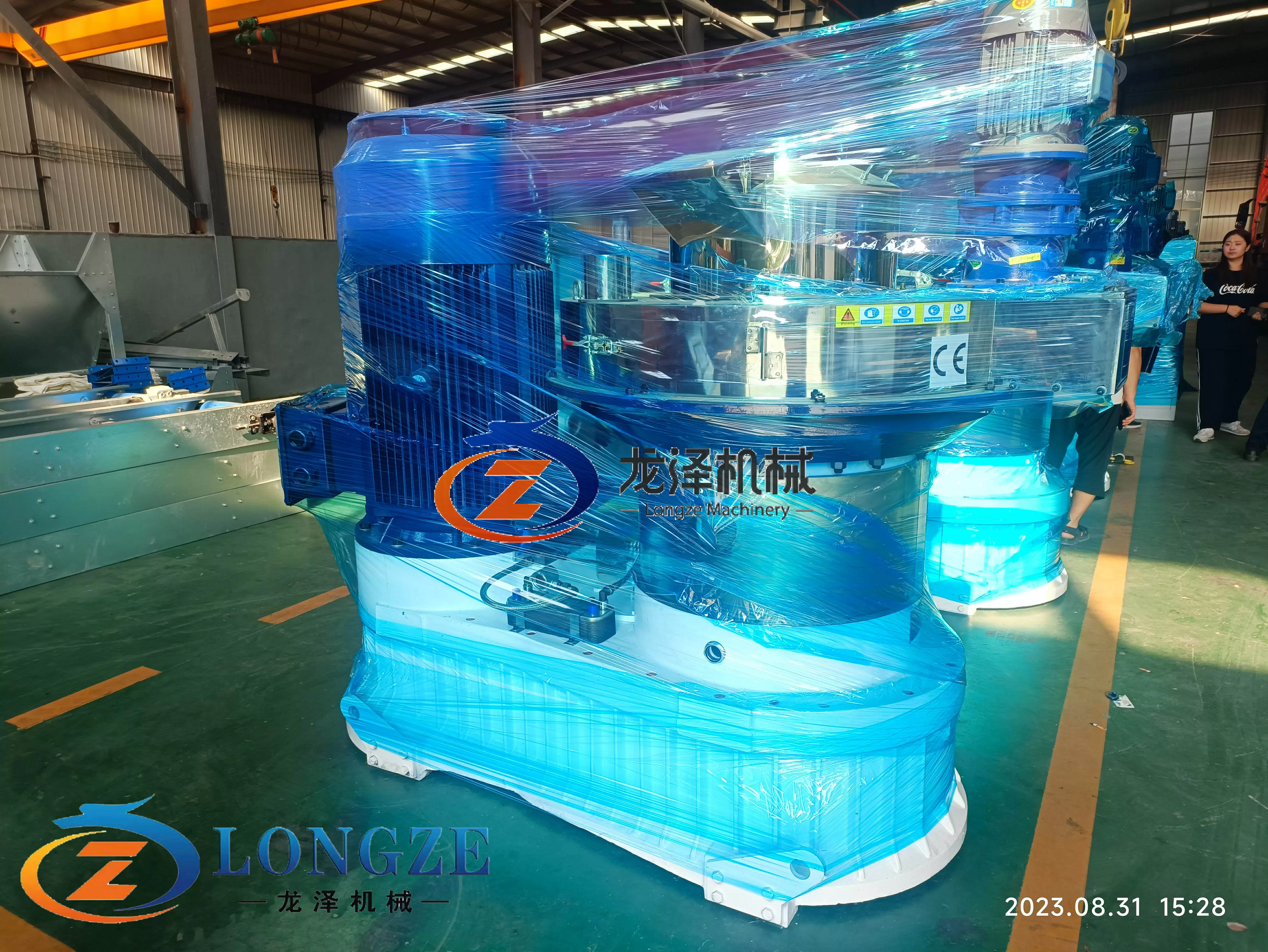 132kw wood pellet machine shipped to Poland