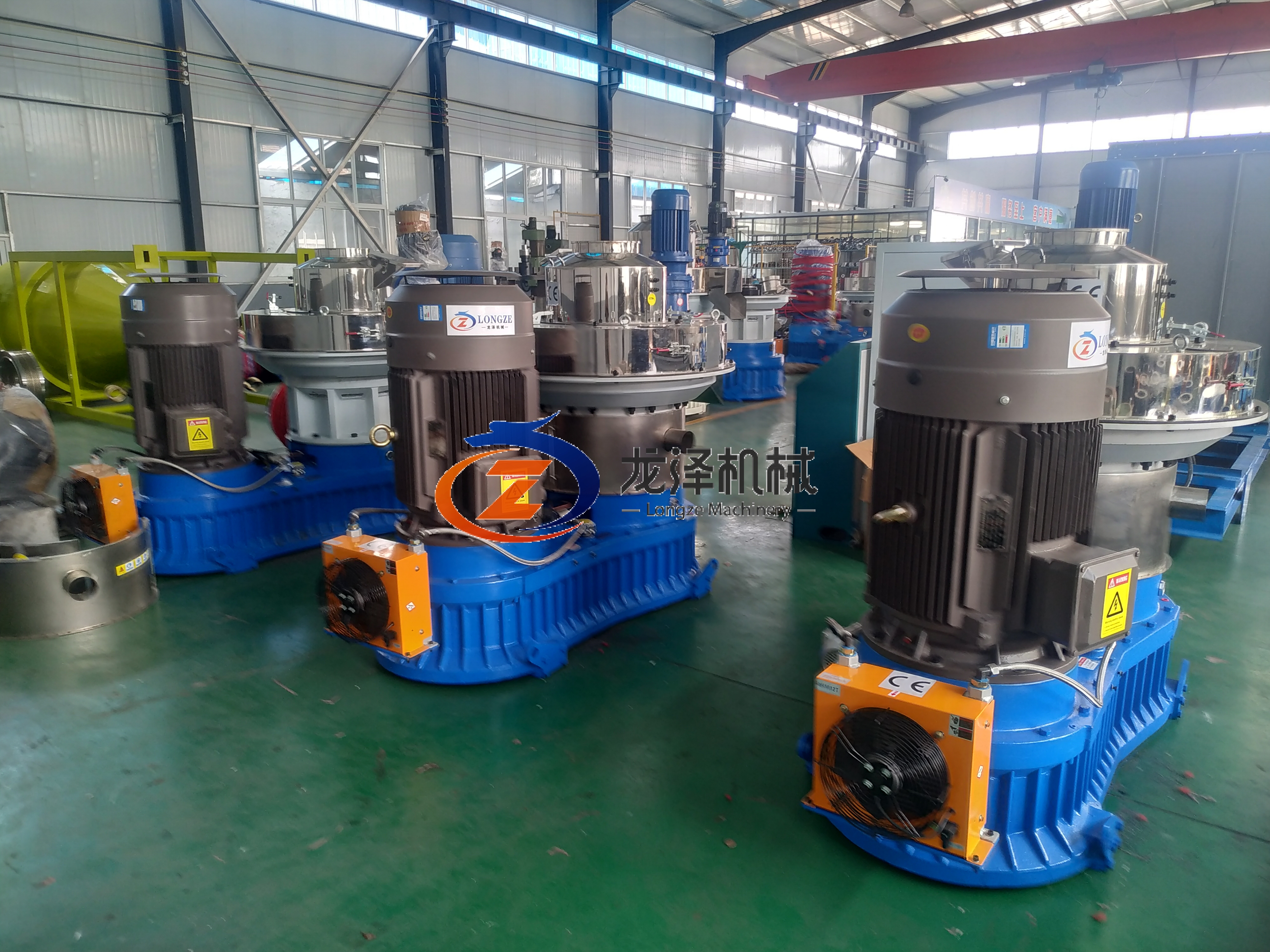 90KW WOOD PELLET MACHINE AND 3TONS PER HOUR PRODUCTION LINE