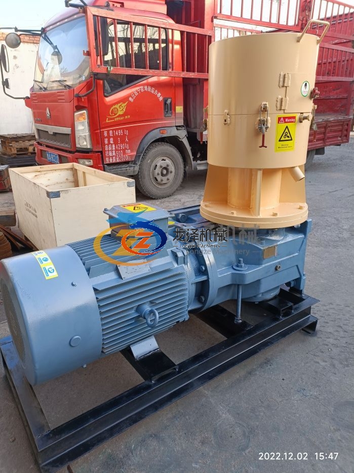 SECOND HAND 55KW FLAT DIE PELLET MACHINE SHIPPED TO PAKISTAN