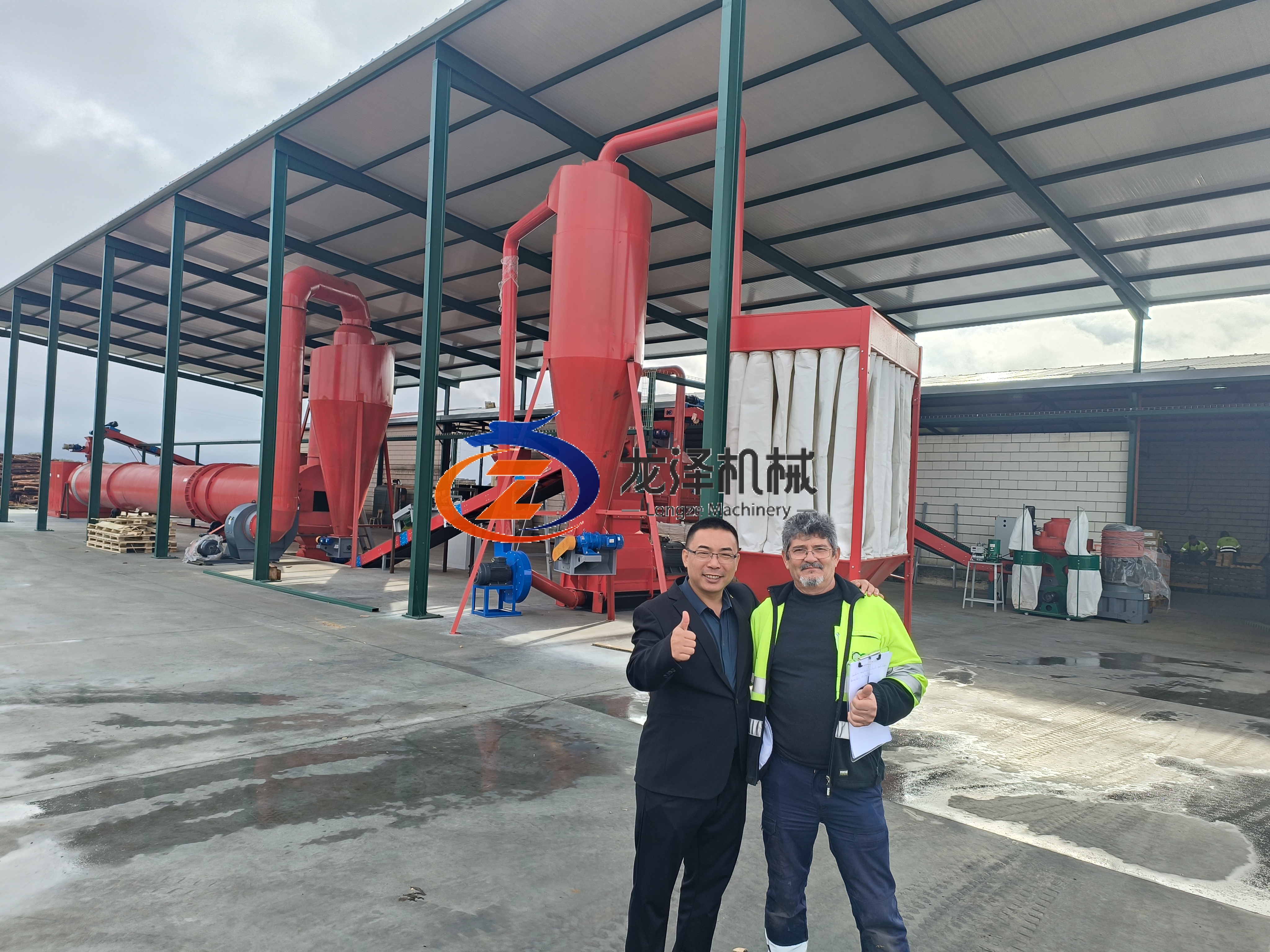 SPANISH 3-4T WOOD PELLET PRODUCTION LINE