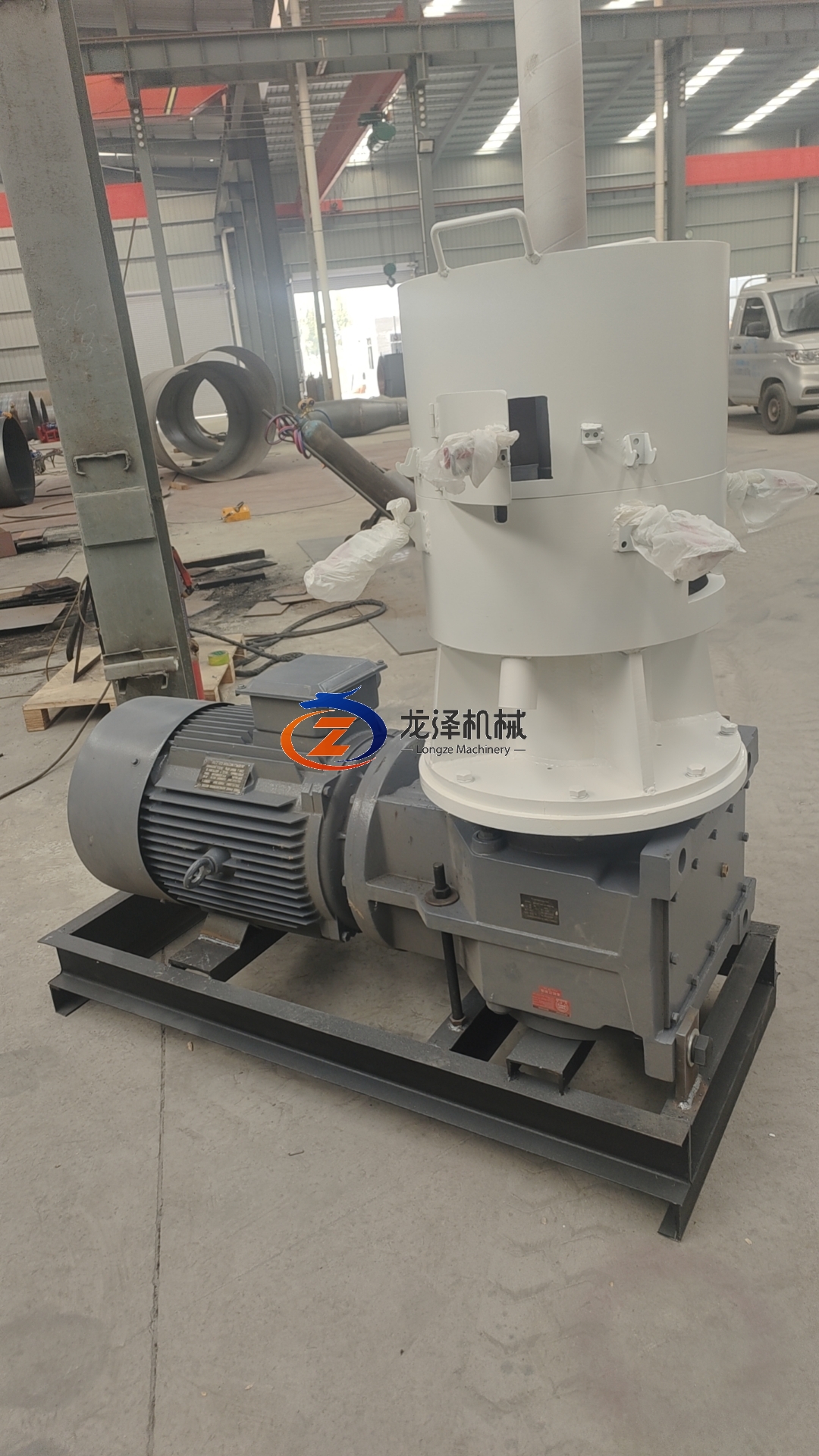 THE 500KG WOOD PELLET PRODUCTION LINE IS SENT TO PARAGUAY