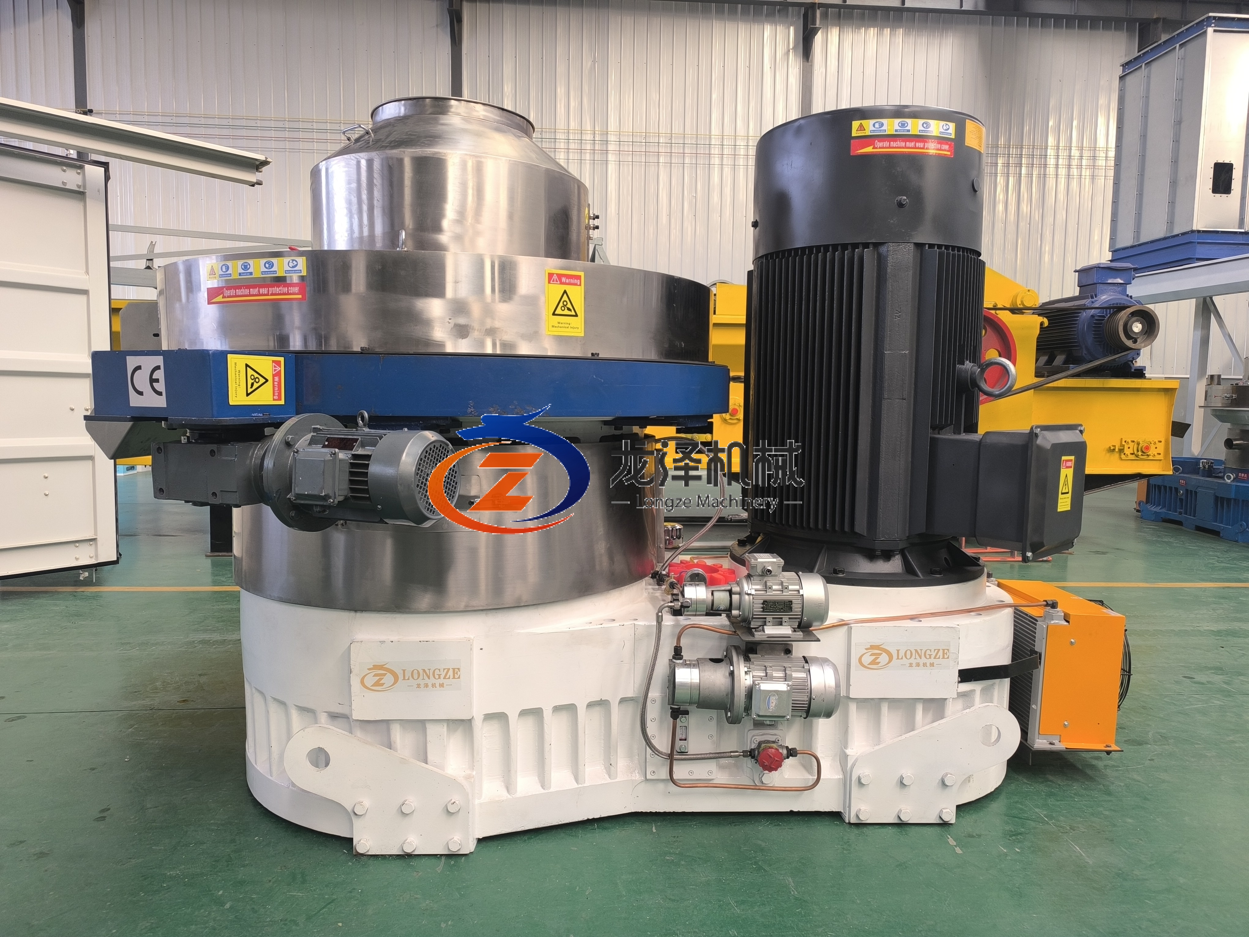 9TH GENERATION 250KW XGJ850 WOOD PELLET MACHINE STOCK IN INDONESIA. 