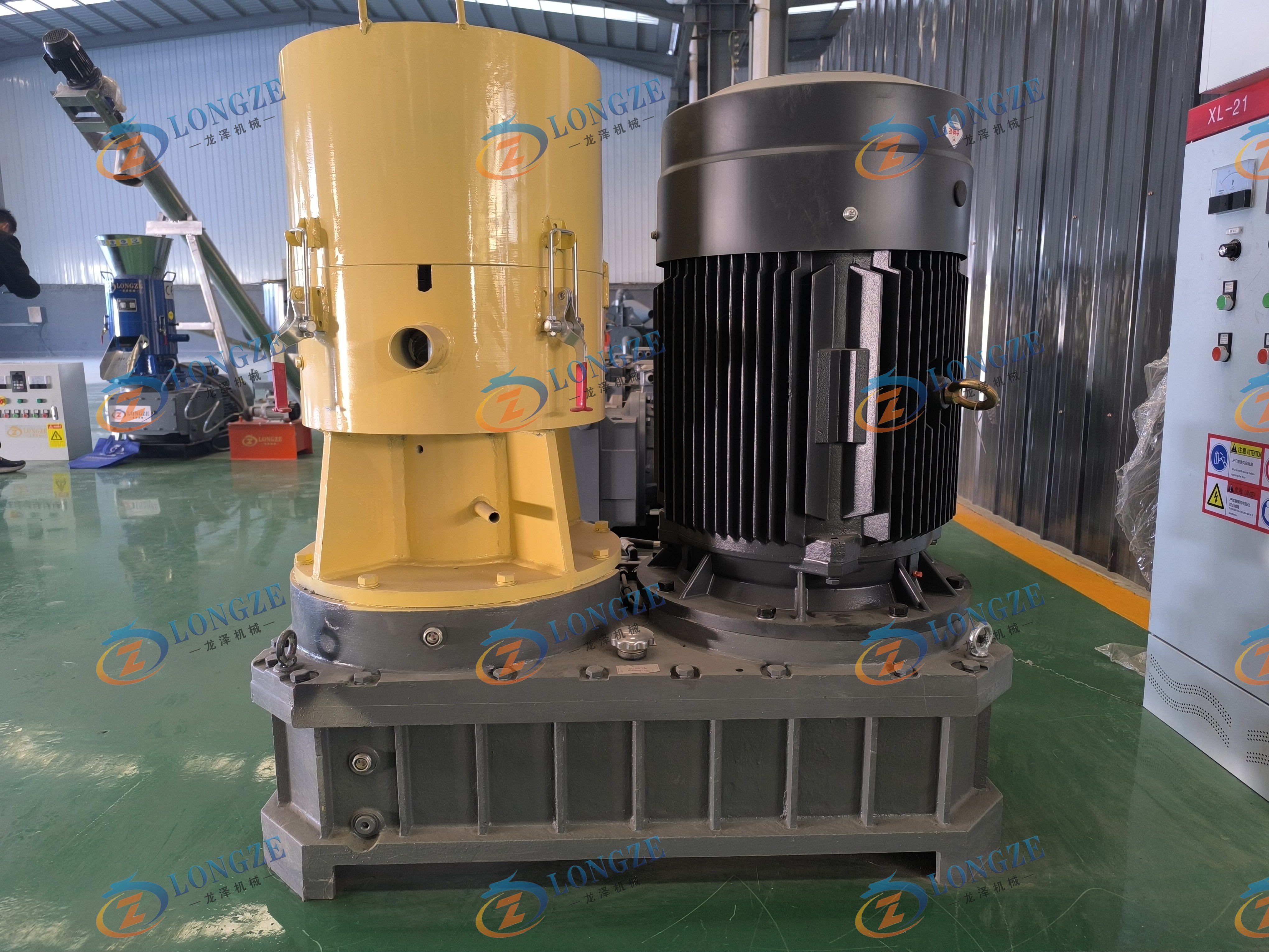 The new generation flat die wood pellet machine 