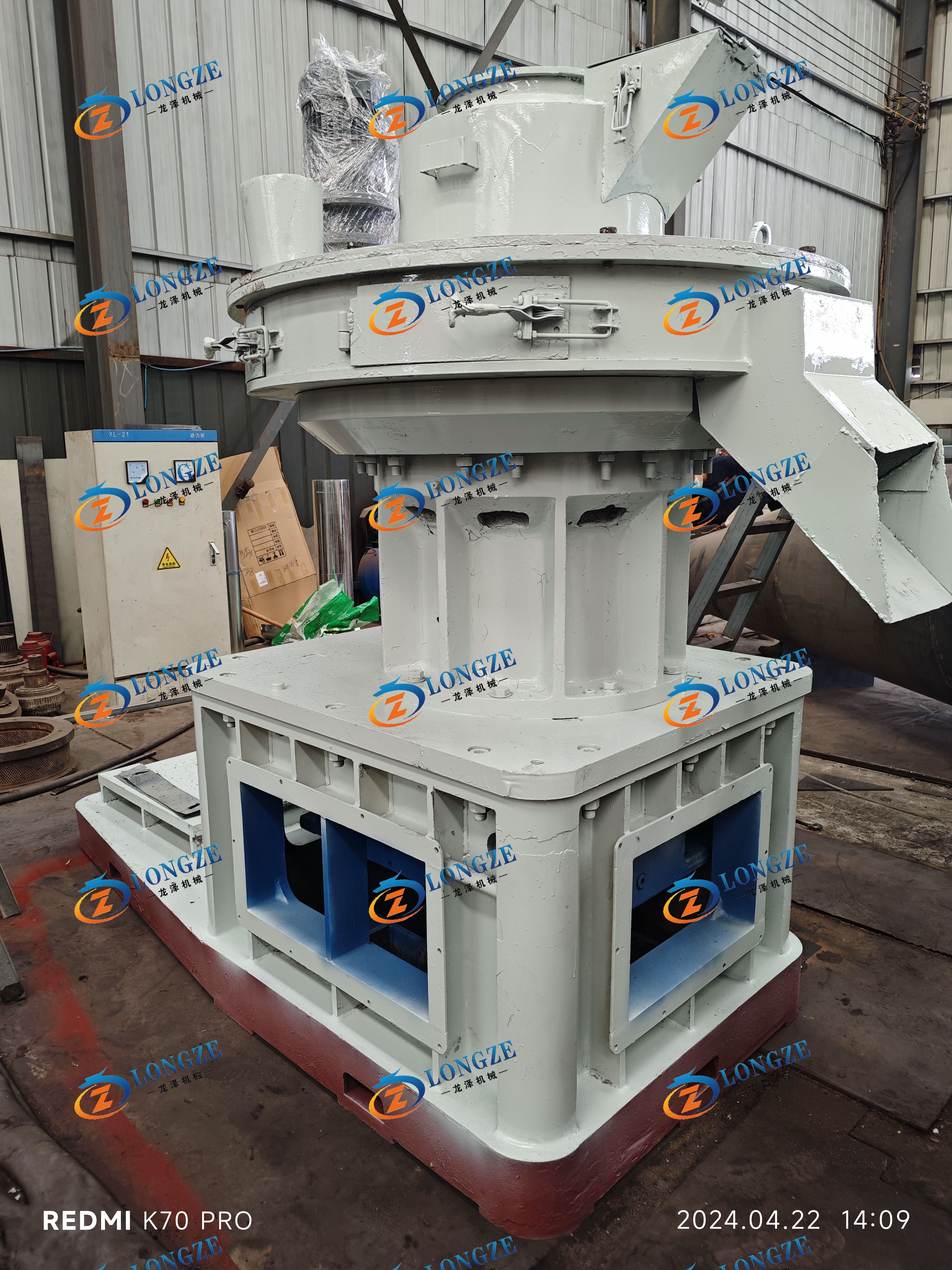 LONGZE 4-ton-per-hour wood pellet production line delivery