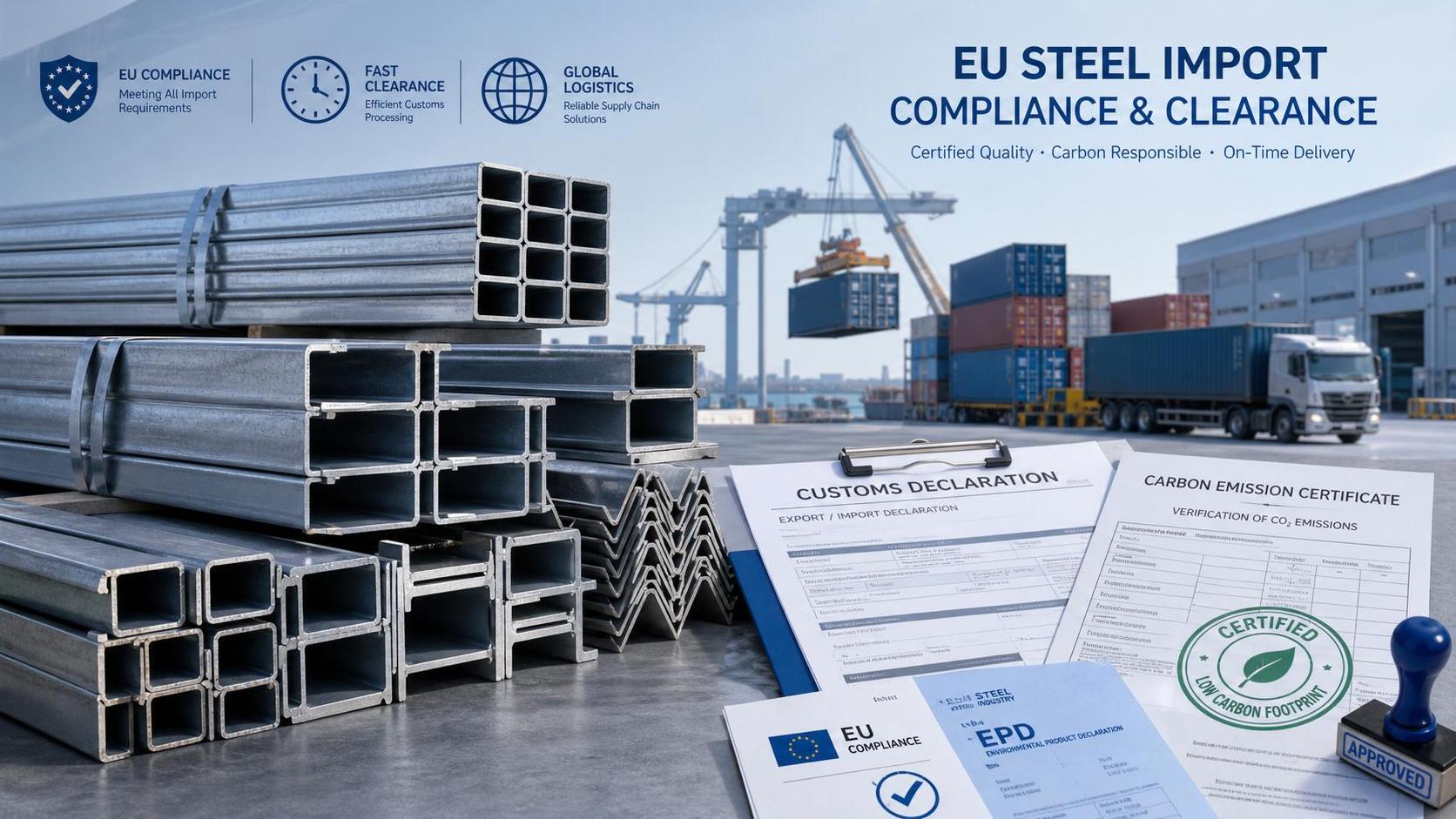 EU CBAM Phase 3 Starts for Structural Steel Imports