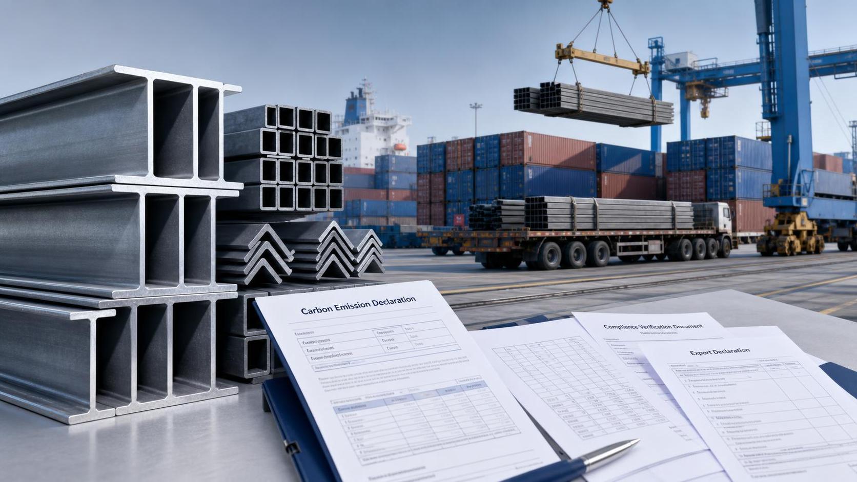 EU CBAM Phase 3 Brings Carbon Data Filing for Steel Sections