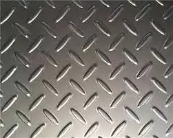 Chequered /Checkered/ Embossed Stainless Steel Sheet