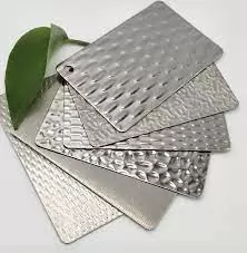 Chequered /Checkered/ Embossed Stainless Steel Sheet