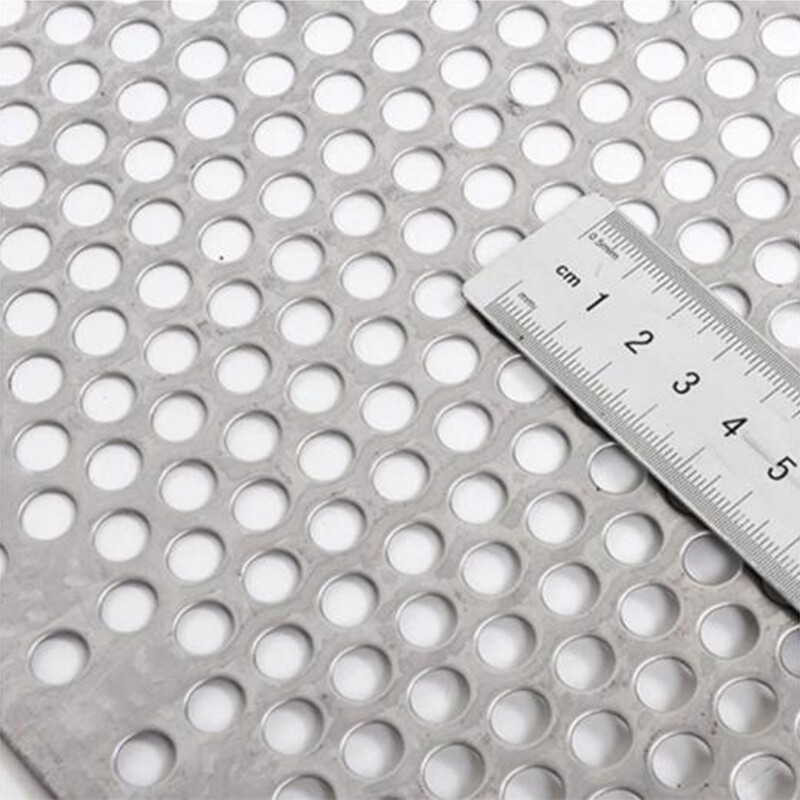 Stainless steel perforated plate