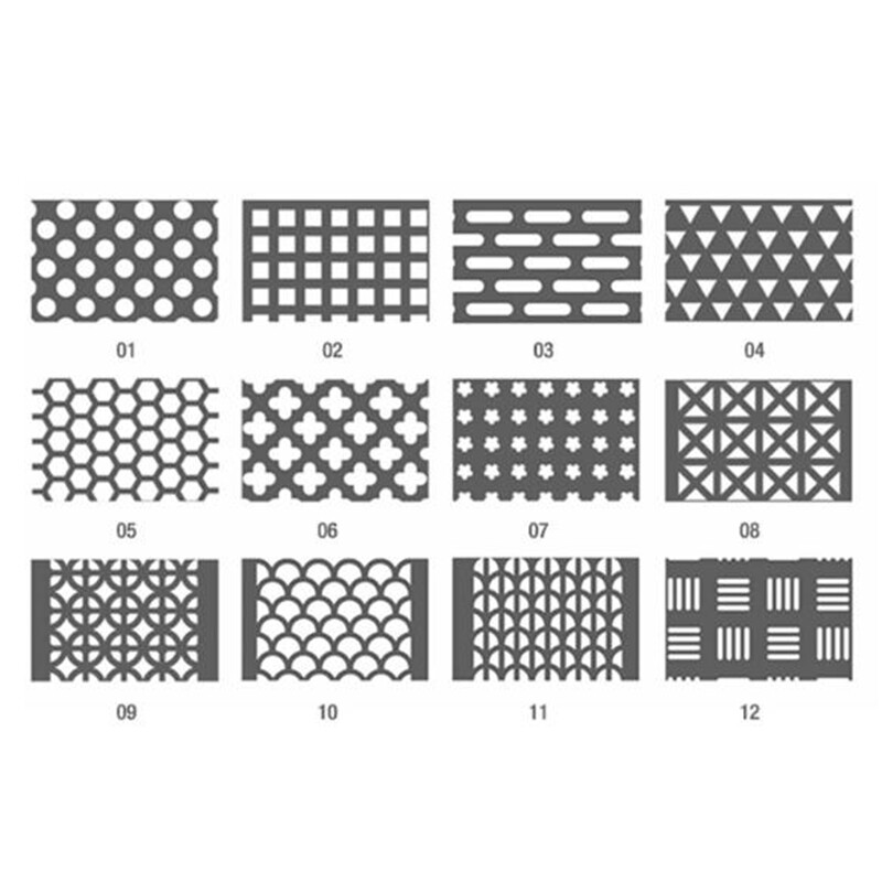 Stainless steel perforated plate