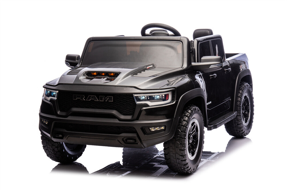 RAM Licensed 24V Kids Ride-On Car - 4WD 2-Seater Electric Toy Vehicle with Parental Remote Control ASTM CE