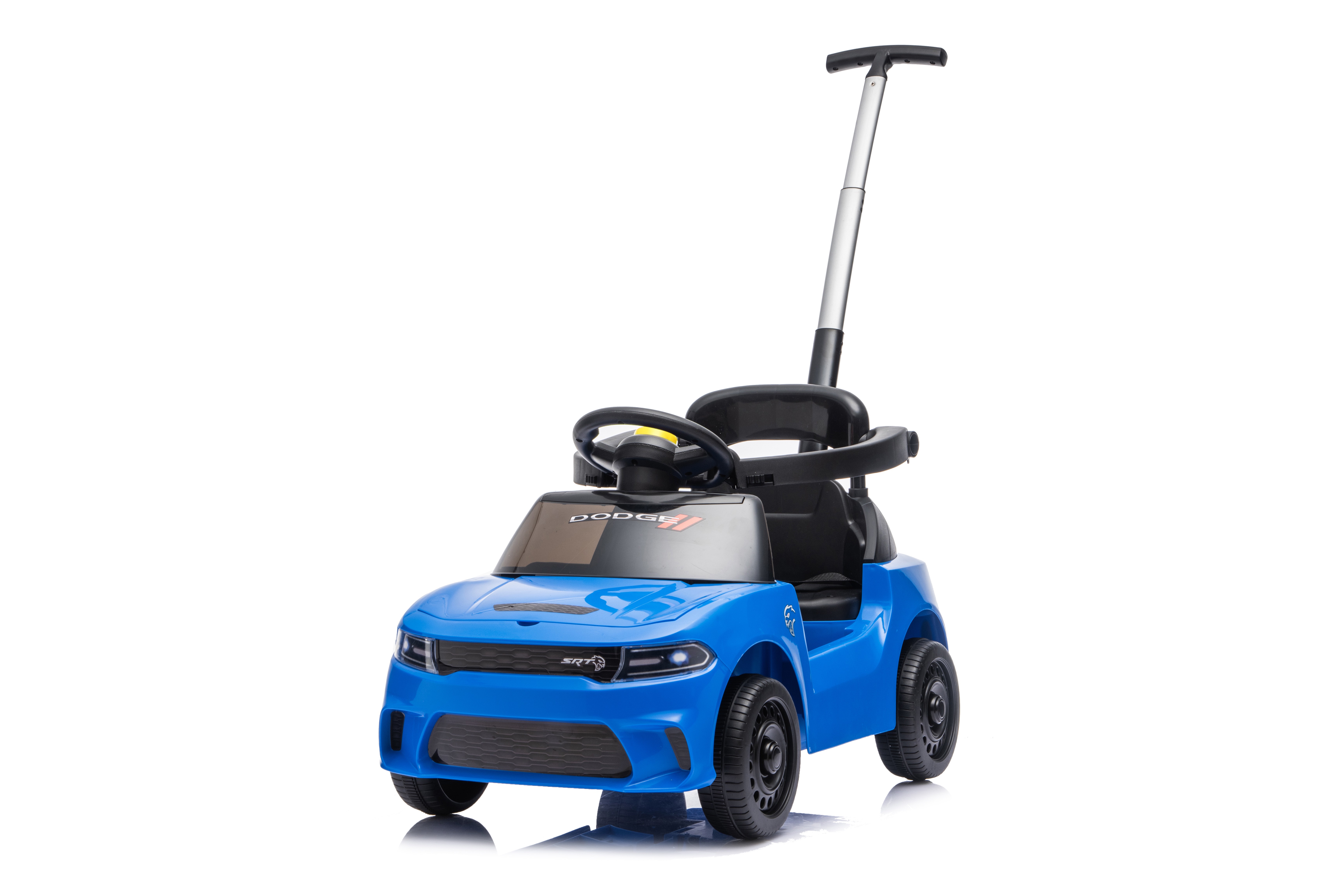 Dodge Licensed Ride on Push Car for Toddlers, Kids Push Car with Handle, Music and Horn CPSC UL Factory