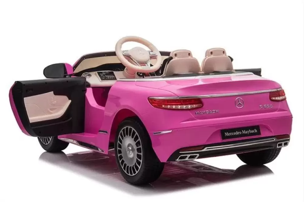 Mercedes Benz Licensed Ride On Car Battery Powered Electric Vehicle, w/Parent Remote, Wider Seat, LED Lights, Openable Doors, MP3 Player, Smooth Start, 