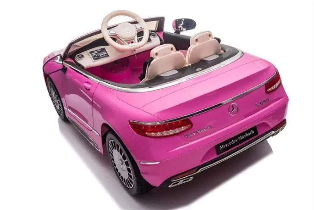 Mercedes Benz Licensed Ride On Car Battery Powered Electric Vehicle, w/Parent Remote, Wider Seat, LED Lights, Openable Doors, MP3 Player, Smooth Start, 