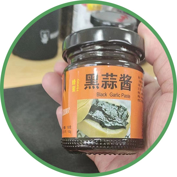 black garlic paste
