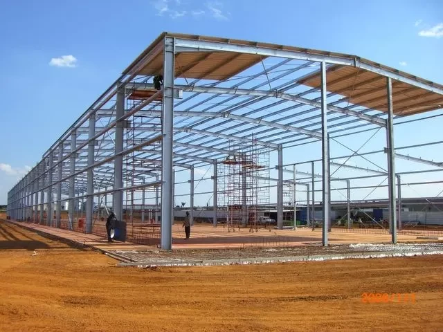 Outdoor Waterproof Steel Structure Workshop Warehouse Metal Building Storage Shed for Workshops & Plants