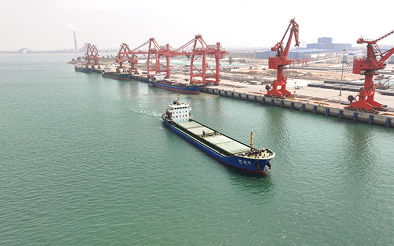 Our company and Sinotrans jointly create a new channel for steel water transportation logistics