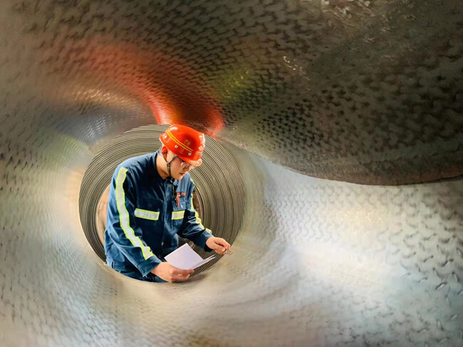 Checkered plate successfully rolled off the production line