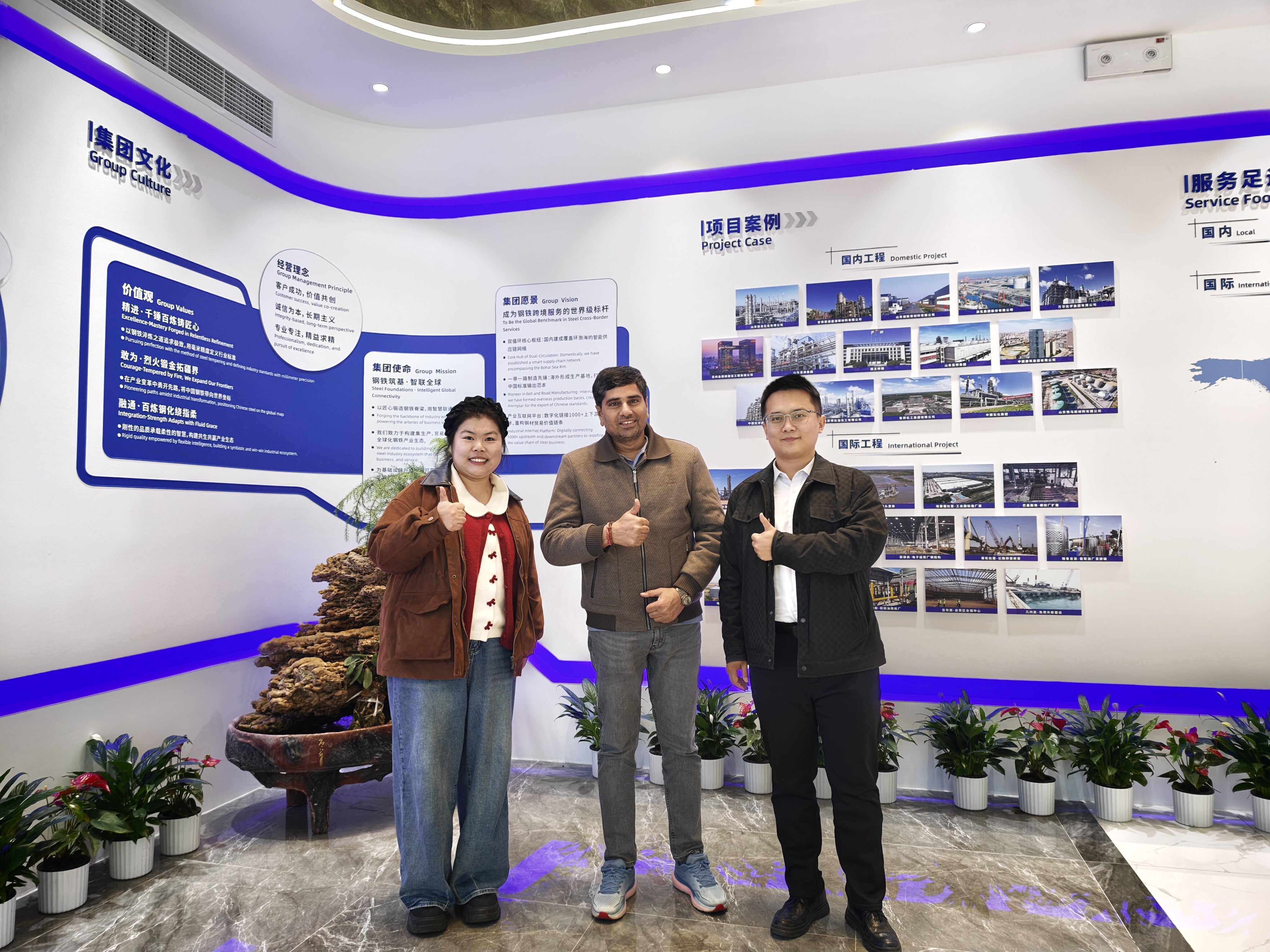 Strengthening Ties: International Client Visits Shandong Fudao Materials Co., Ltd.