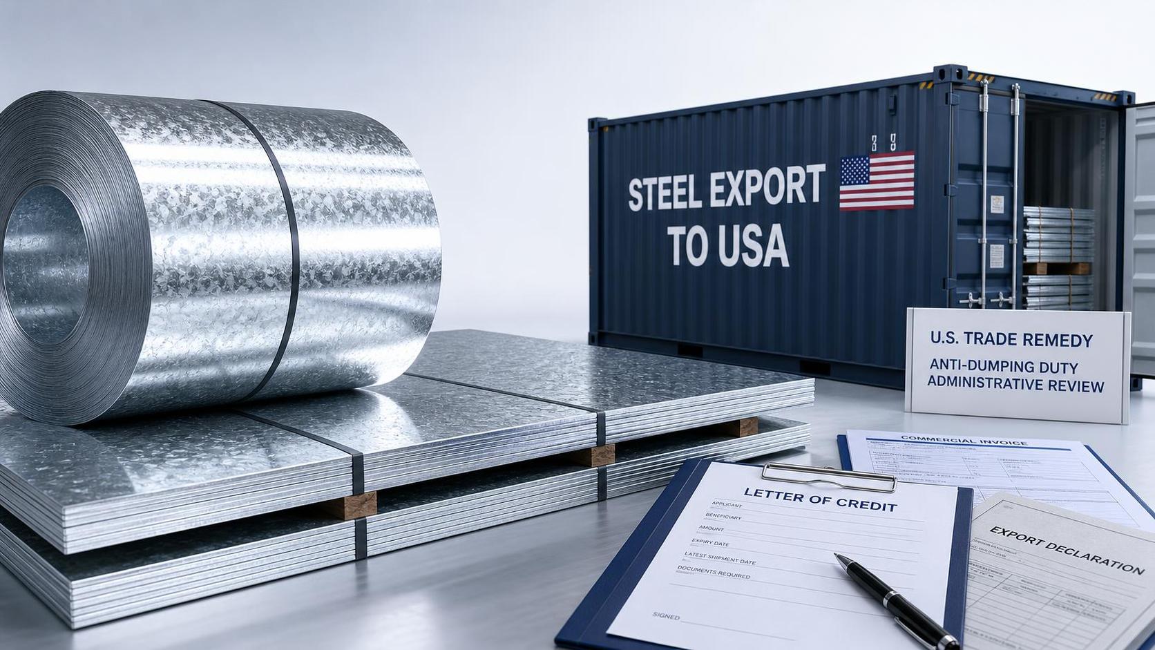 U.S. Starts AD Review on Chinese Galvanized Steel U.S. Starts AD Review on Chinese Galvanized Steel
