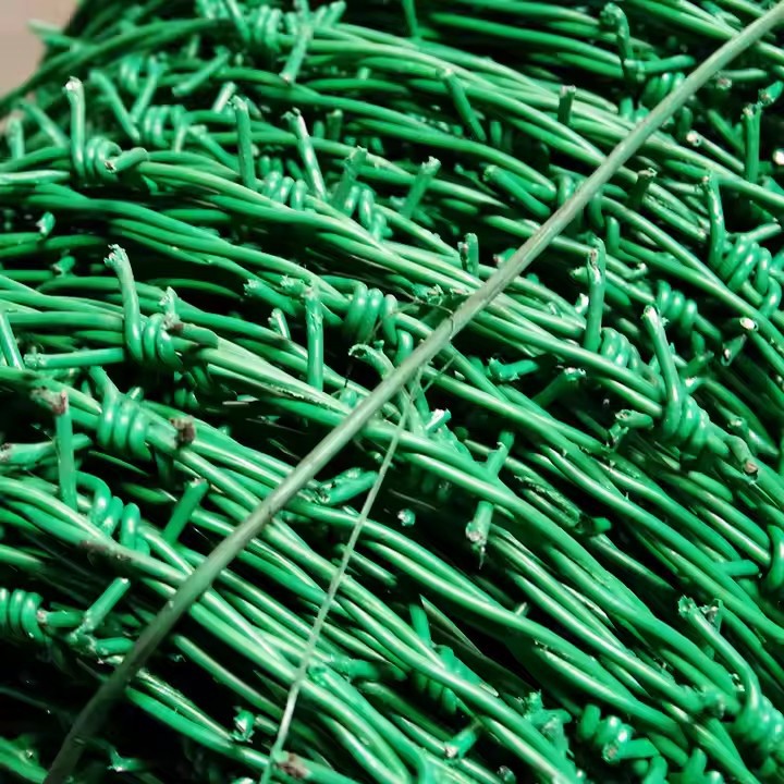 PVC Coated and Galvanized Barbed Wire