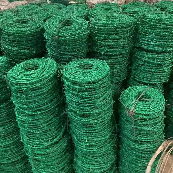 PVC Coated and Galvanized Barbed Wire