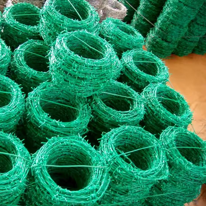 PVC Coated and Galvanized Barbed Wire