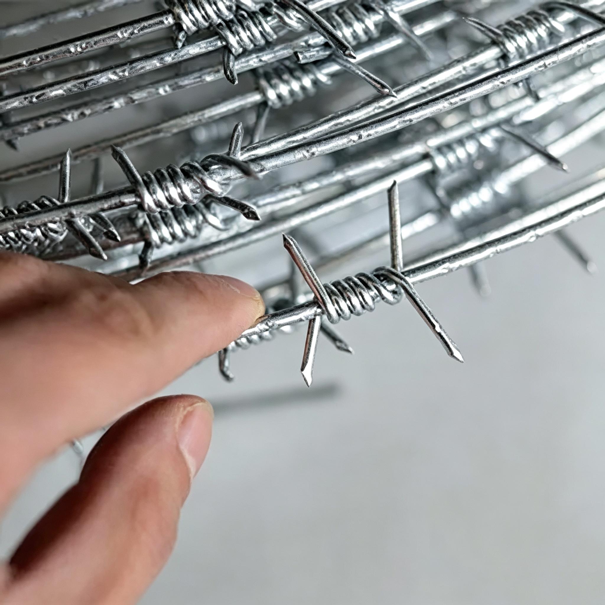 Single Strand Galvanized Barbed Wire