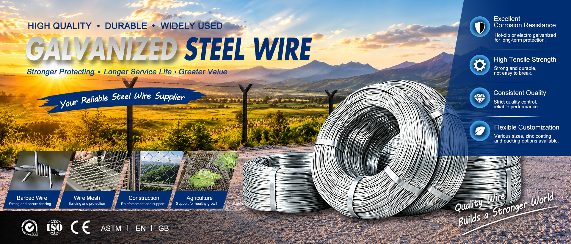 galvanized steel wire