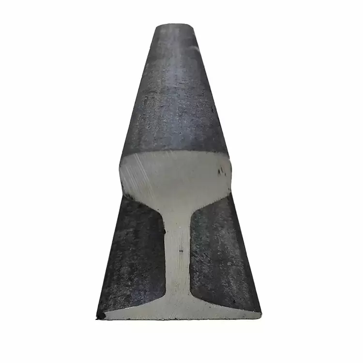Din 536 A55 steel rail with 50Mn steel grade