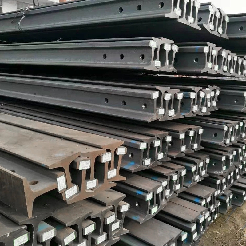 Din 536 A55 steel rail with 50Mn steel grade