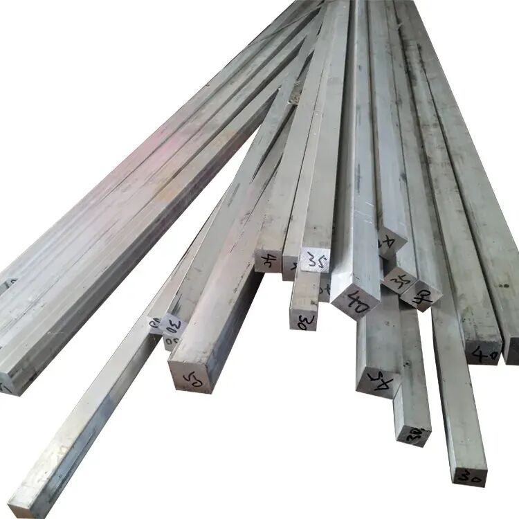 Cold and hot rolled square steel bars