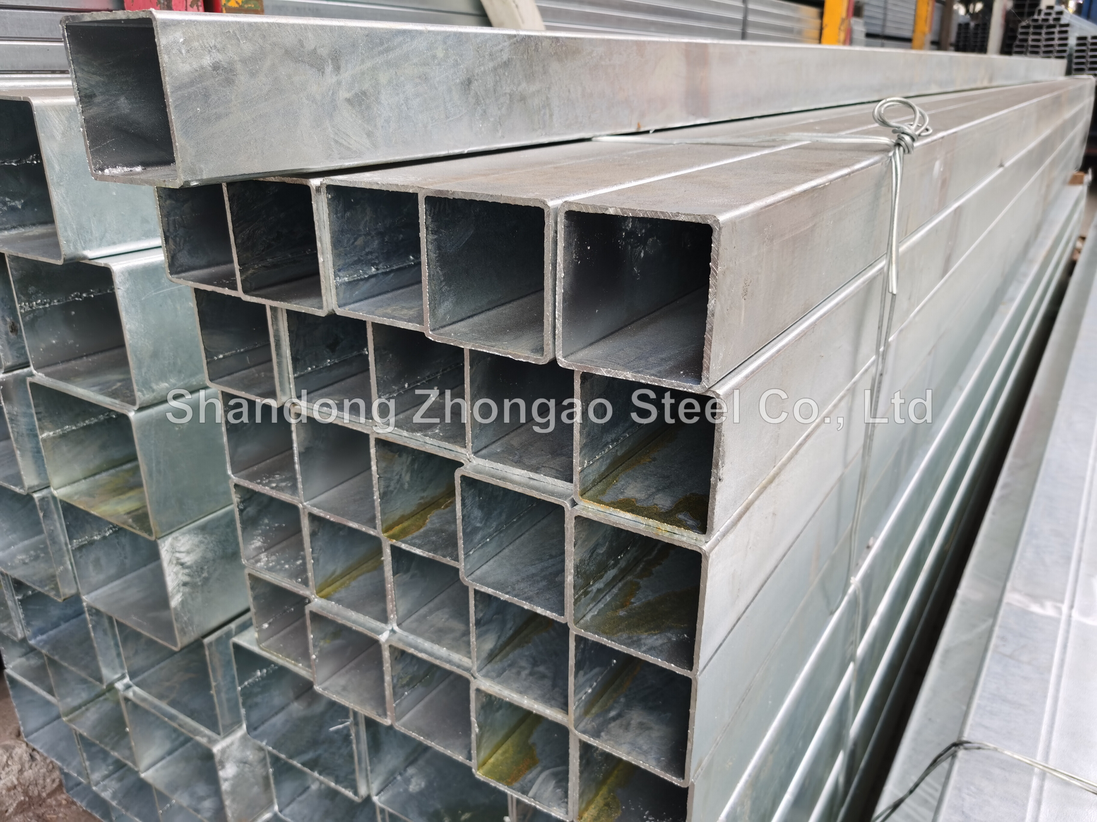 A36 A106 Galvanized Hollow Square Steel Pipes