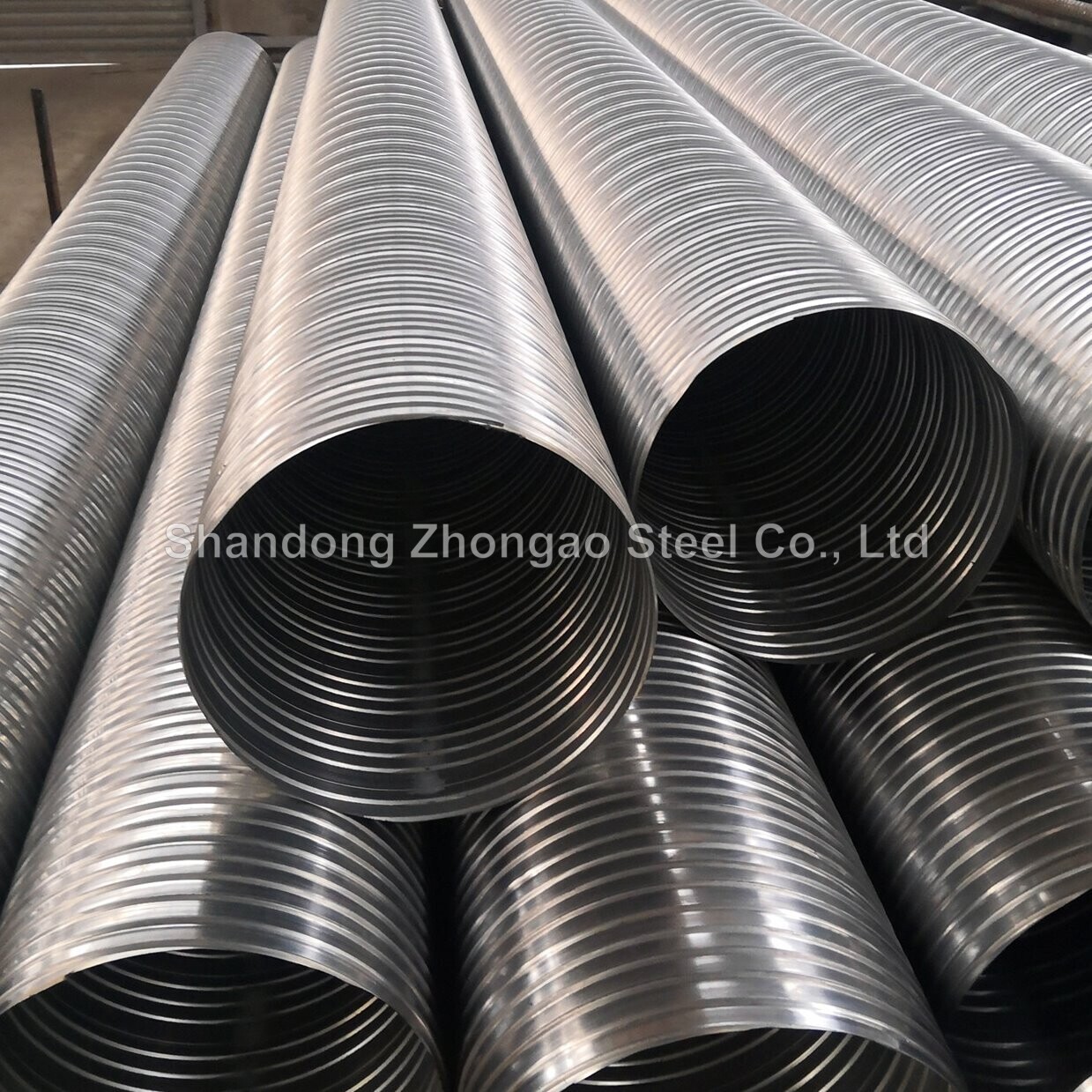 galvanized corrugated steel metal  pipe 