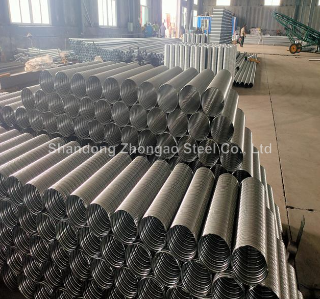 Galvanized Metal Corrugated Pipe 